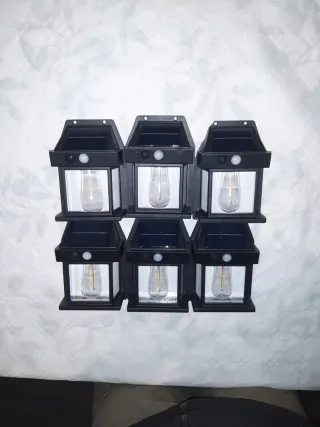 6 Luces Solares Exterior o interior