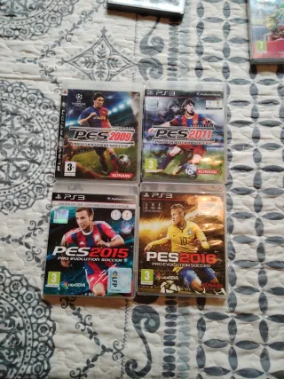 Lote 4 Juegos PS3 PES: 2009, 2011, 2015, 2016