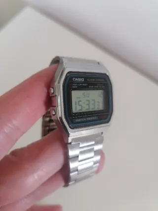 Reloj Casio Digital Plateado