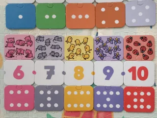 Puzzle Números y Animales Nathan