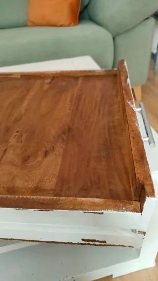 Mesa de centro madera maciza