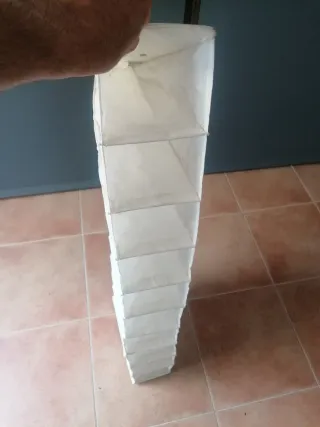 Zapatero extensible de tela