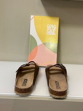 Ciabatte Colors of California Marroni Tg 44