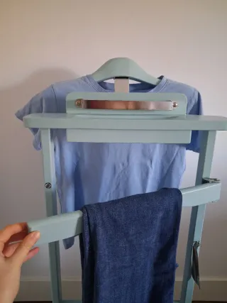 Galan de noche madera restaurado