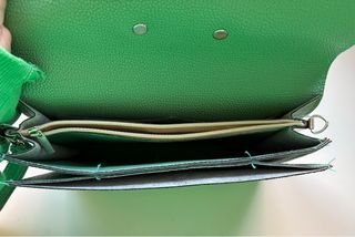 Bolso de mano verde menta