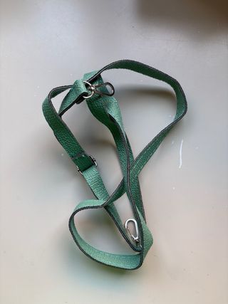 Bolso de mano verde menta
