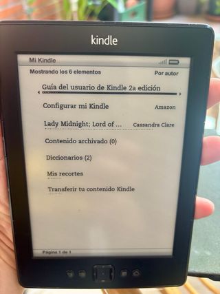 Libro Electrónico Kindle 4 Negro