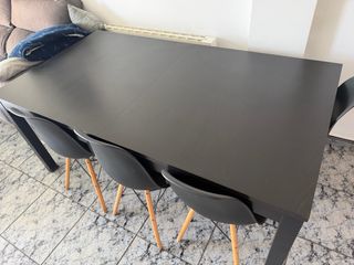 Mesa madera 1,75cm + 95 cm + 74 cm altura