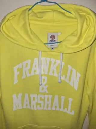 Sudadera Capucha Hoodie Franklin & Marshall Amaril