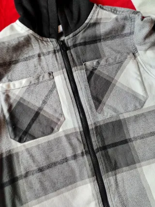 Camicia a quadri con cappuccio bambino