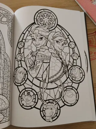 Libro Vitrales Disney  Arte terapia