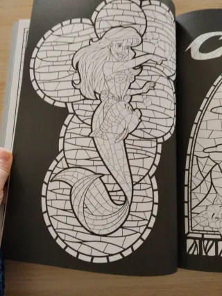 Libro Vitrales Disney  Arte terapia