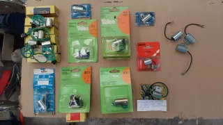 Bobinas Encendido 12V, Platinos y condedadores.