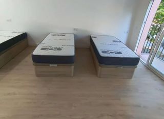 Canapé abatible con colchones Viscoelastica