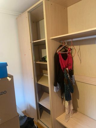Armario puertas correderas madera! Venir a por el