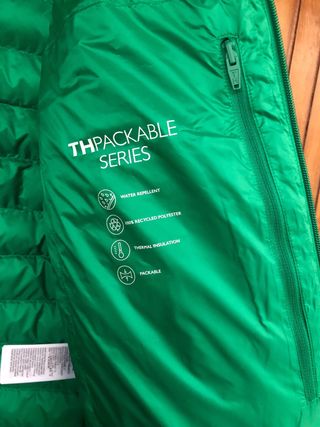 Chaleco Tommy Hilfiger verde con etiqueta Talla S