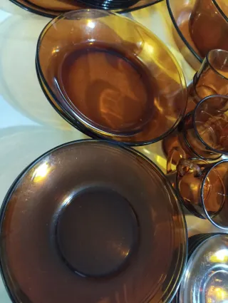 VAJILLA DURALEX ÁMBAR