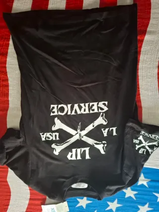 Camiseta Lip Service Negra Talla XS