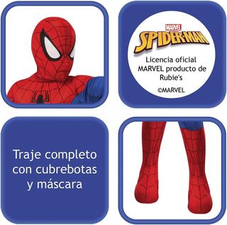 Rubies Disfraz Spiderman para niño, con cubrebotas