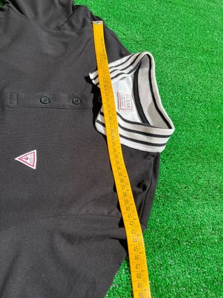 Polo Guess Manga Larga Negro