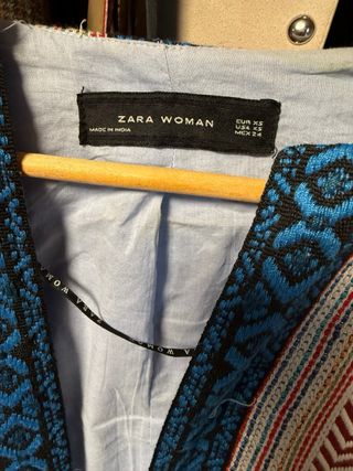 Chaqueta Zara Étnica Talla Xs