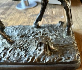 Escultura Bronce Yegua y Potro - 8kg