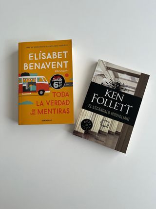 Pack libros Ken Follett y Elísabet Benavent