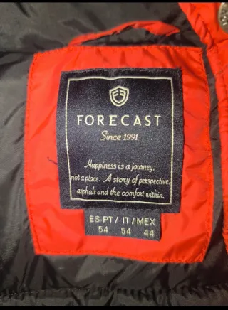 Chaleco Forecast Talla L Rojo