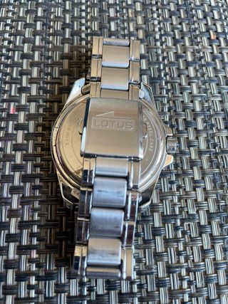 Reloj Lotus Hombre Cronógrafo Negro/Plata