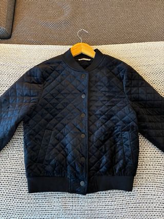 Bomber de terciopelo negro