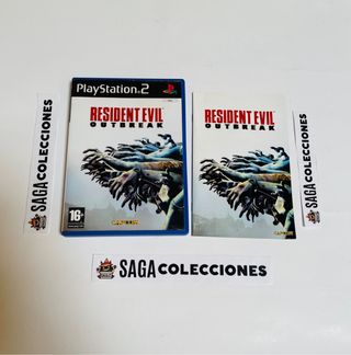 Resident Evil Outbreak PAL ESP Carátula y Manual