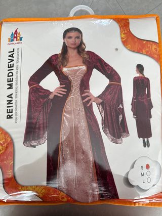 Disfraz Reina Medieval Partilandia Talla S
