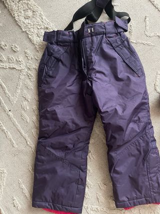 Conjunto esquí niña 4 años