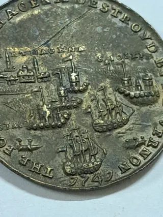 Medalla Blas de Lezo Defensa Cartagena 1741