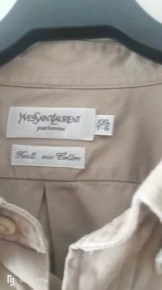 Camisa Yves Saint Laurent Beige