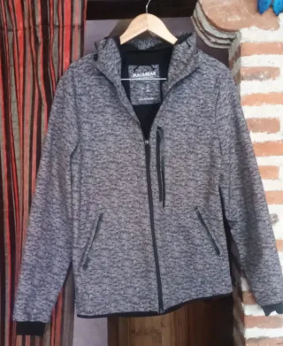 Cortavientos Pull&Bear Hombre Gris Talla L