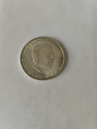 Moneda 100 Pesetas Franco Plata 1966