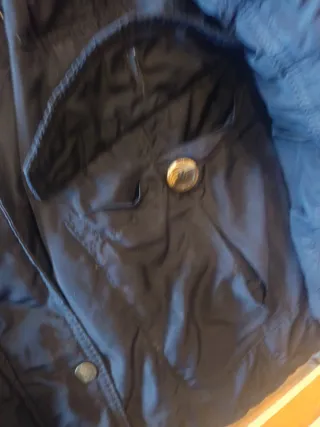 Chaqueta parka mujer azul marino. talla XL
