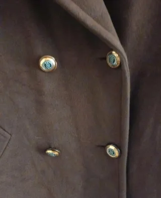 Abrigo Vintage Lana Marrón