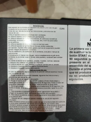 Estufa Gas Butano Blue Belle Negra