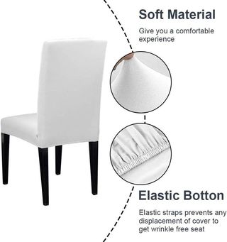 Dioxide Fundas para Sillas Pack de 4 Fundas Sillas