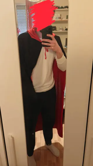 Capa de disfraz de diablo