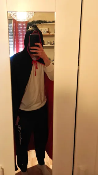 Capa de disfraz de diablo