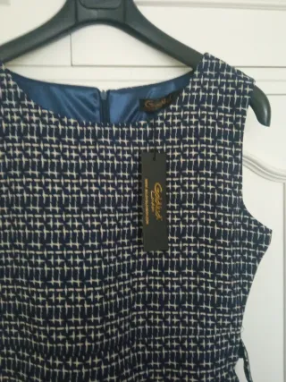Vestido azul marino talla M