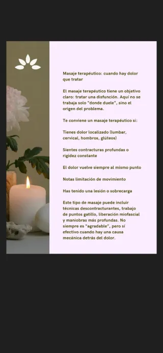 Masajes relajantes y bienestar Valladolid