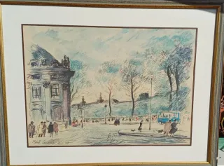 Serigrafia con cornice Paris