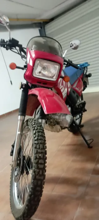 Chaqueta Moto Negra y Naranja