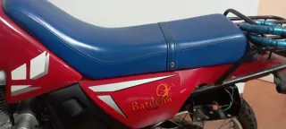 Chaqueta Moto Negra y Naranja