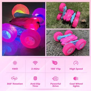 Coche Teledirigido,Coche AcrobáTico Camiones 360 G