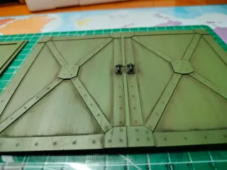 Puertas Diorama Escala 1:18